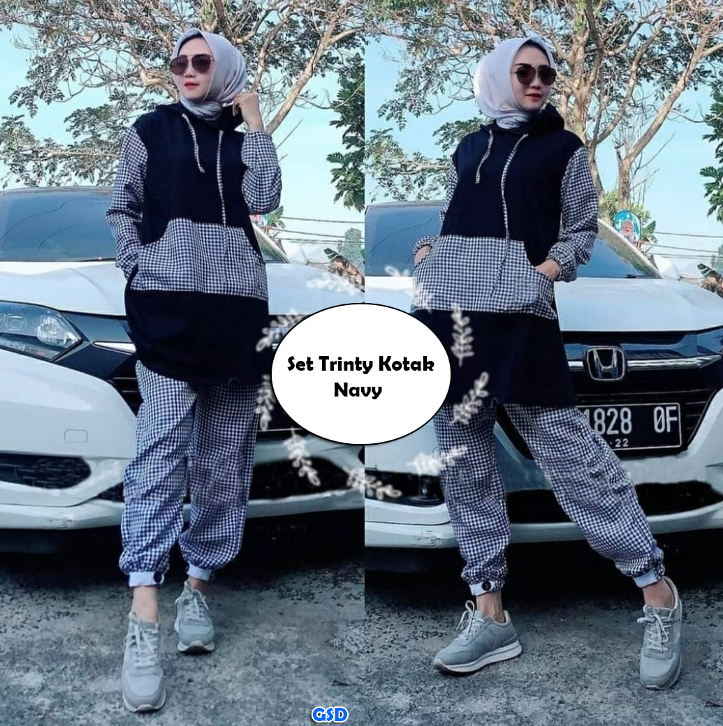 Set Trinty Kotak putih