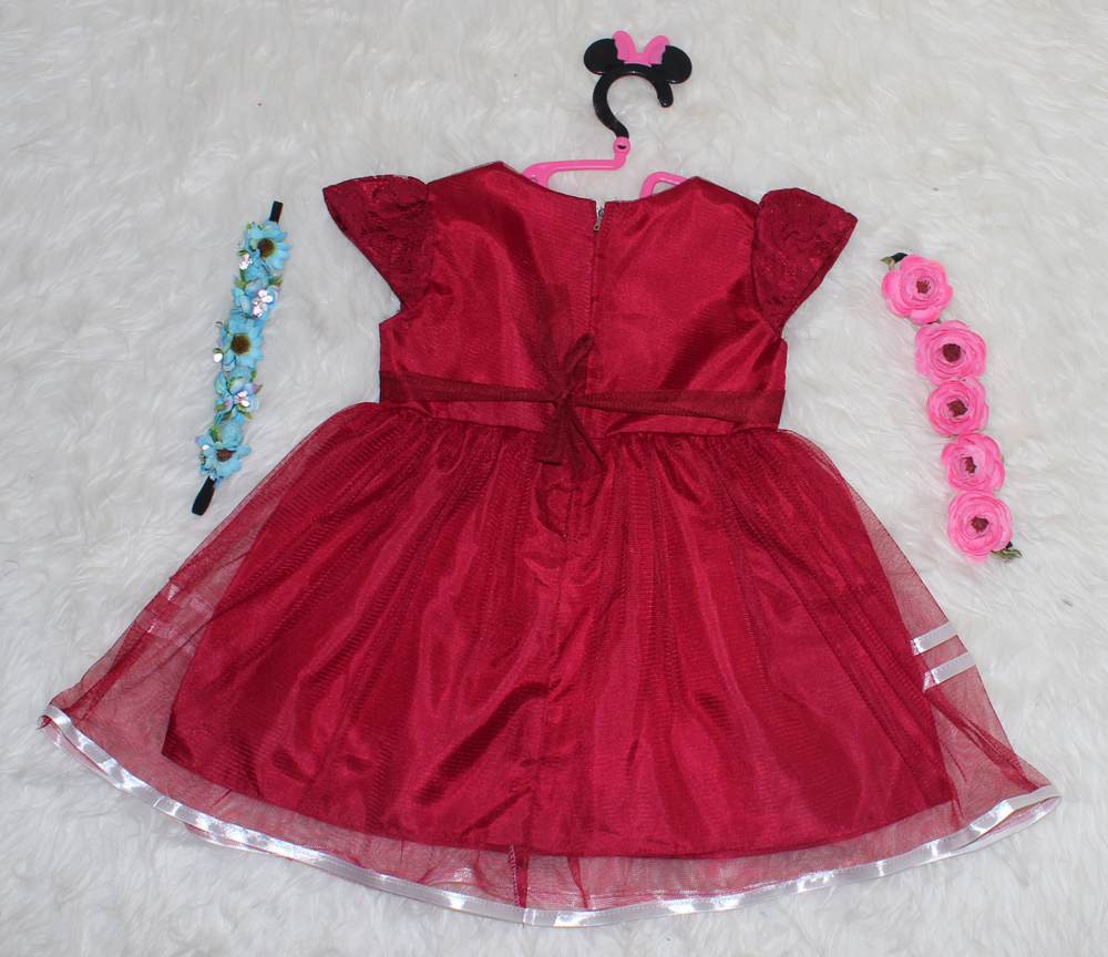 Dress Kids Tati Maroon