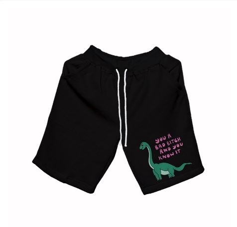 Hi VABA Green Dinosaur Shortpants || Celana Pendek Unisex