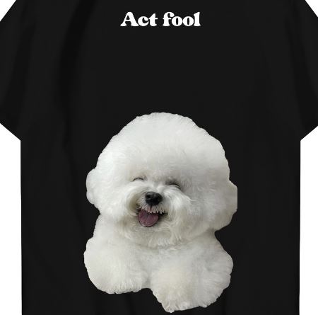 Hi VABA Oversized Bichon Tshirt | Kaos Streetwear Unisex Tee