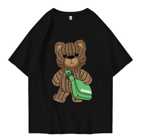 Hi VABA Oversized Hivaba Bear Tshirt | Kaos Streetwear Unisex Tee