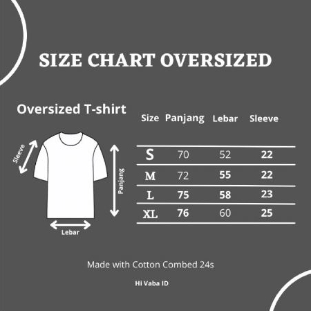 Hi VABA Oversized Keep Trying Tshirt | Kaos Streetwear Unisex Tee