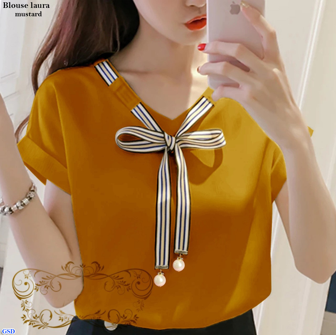 Blouse laura putih