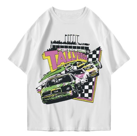 Hi VABA Oversized Tallydega car Tshirt | Kaos Streetwear Unisex Tee