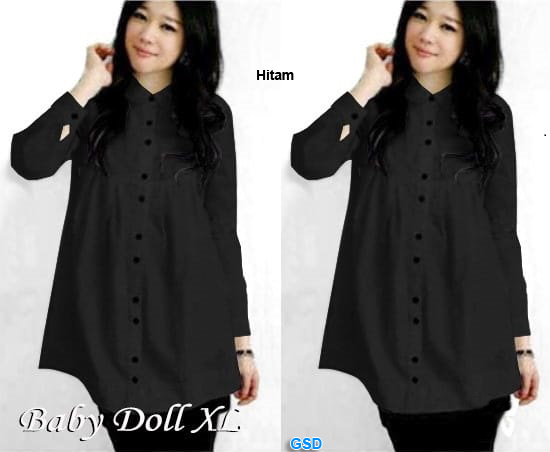 Hem Babydoll hijau