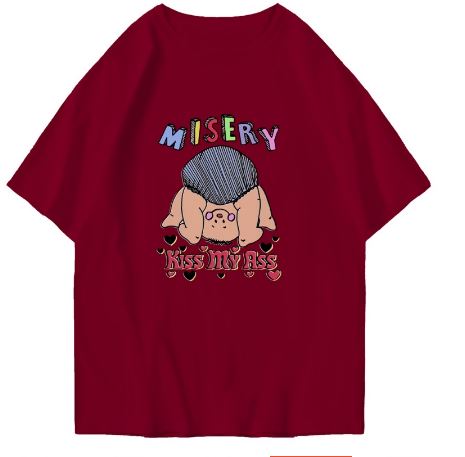 Hi VABA Oversized Misery Kiss My Ass Tshirt | Kaos Streetwear Unisex Tee