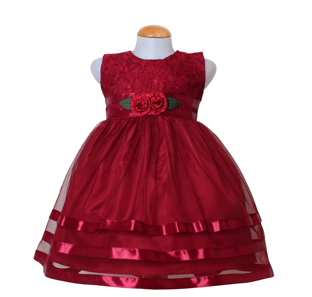 Dress Kids Jannie Maroon