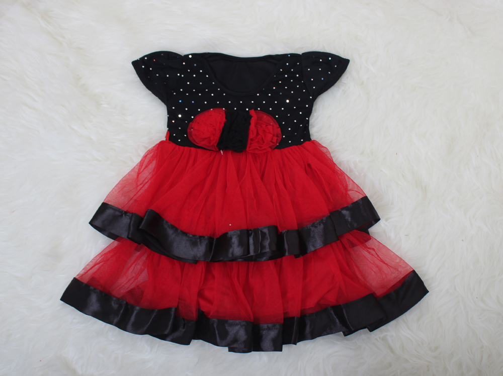 Dress kids raini hitam