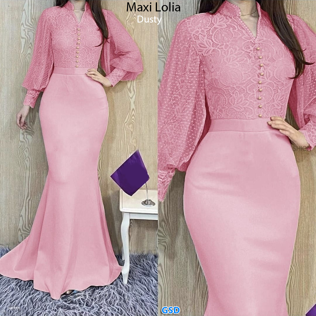 Maxi Lolia Maroon