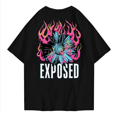 Hi VABA Oversized Exposed Tshirt | Kaos Streetwear Unisex Tee