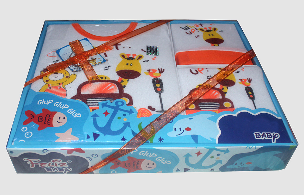 Set bayi 3in1 girafe Biru