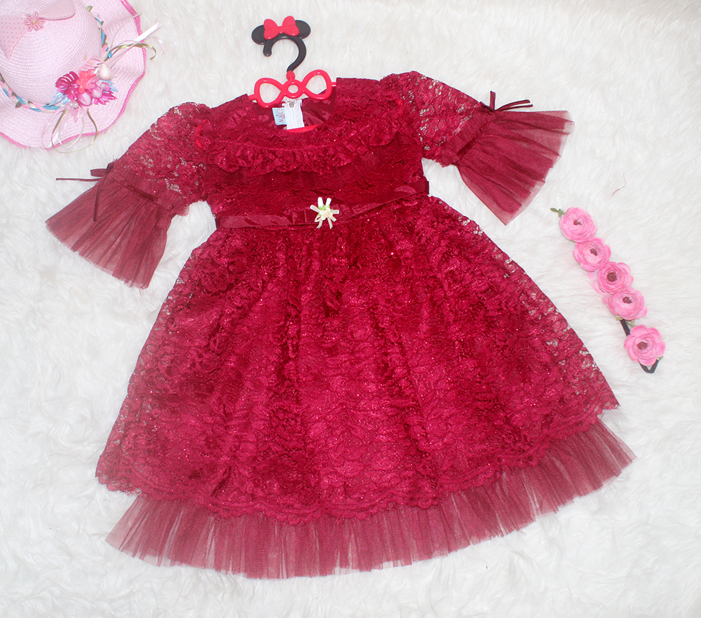 Dress Kids Aria Maroon