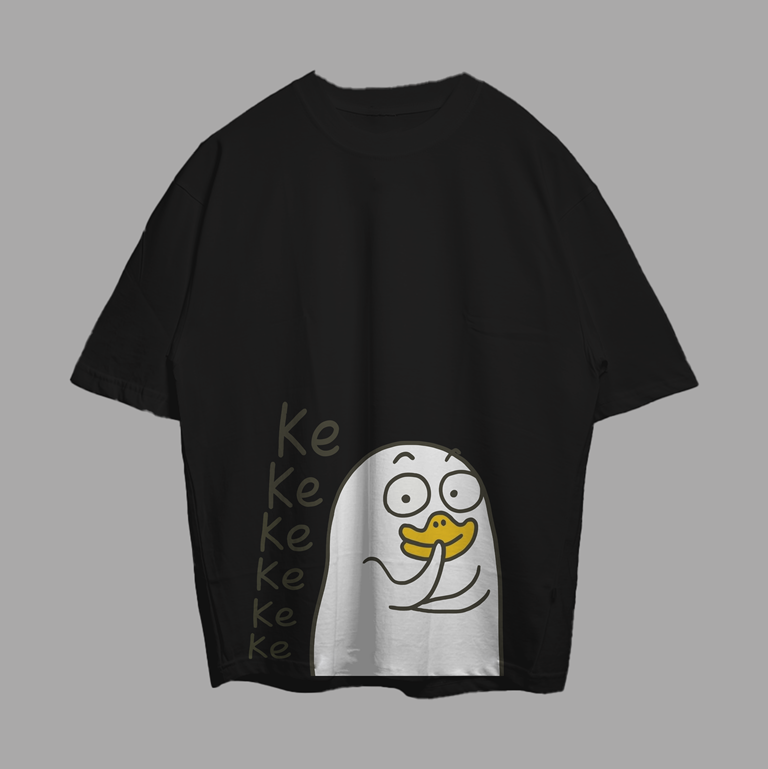 Tshirt laughing duck 