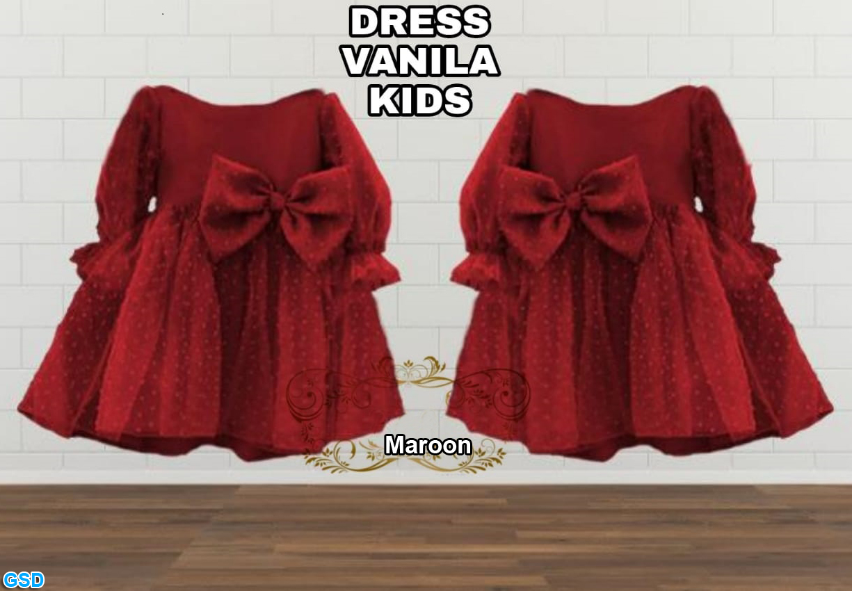 Dress Kids Vanila abu