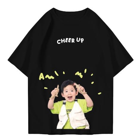 Cheer Up Tshirt hitam