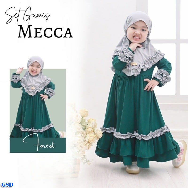 Set Syari mecca kids cherry