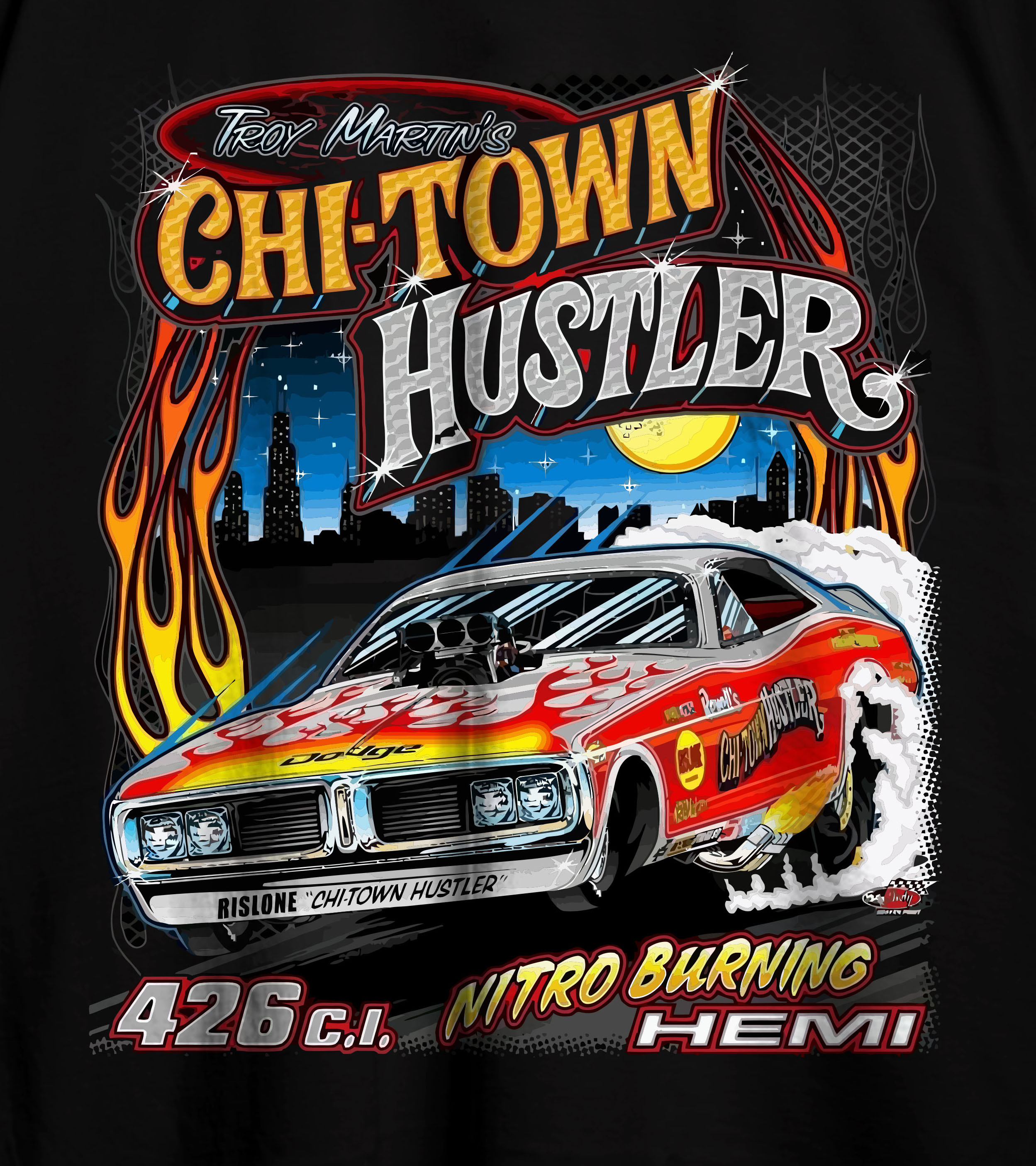 Tshirt Car Chitown Hustler