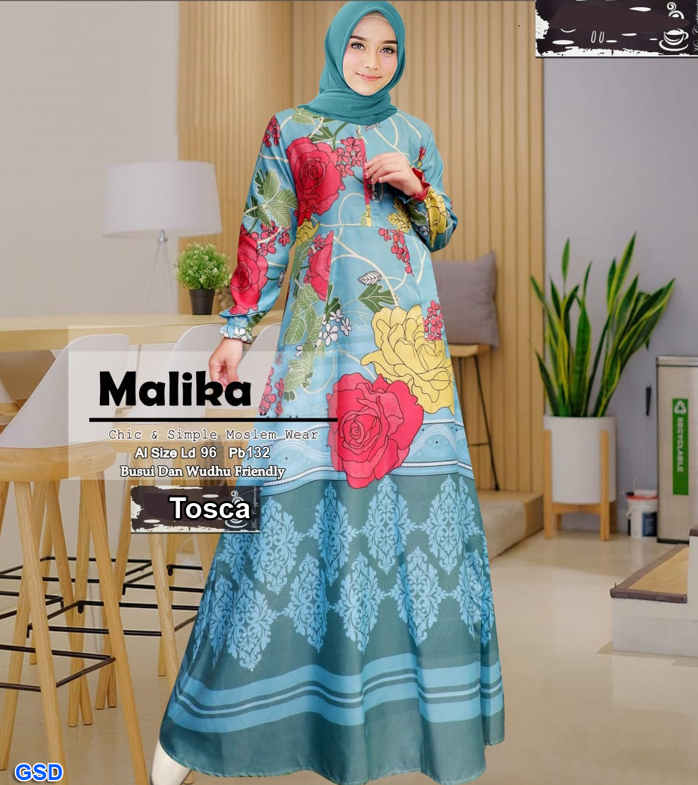 Gamis malika ungu