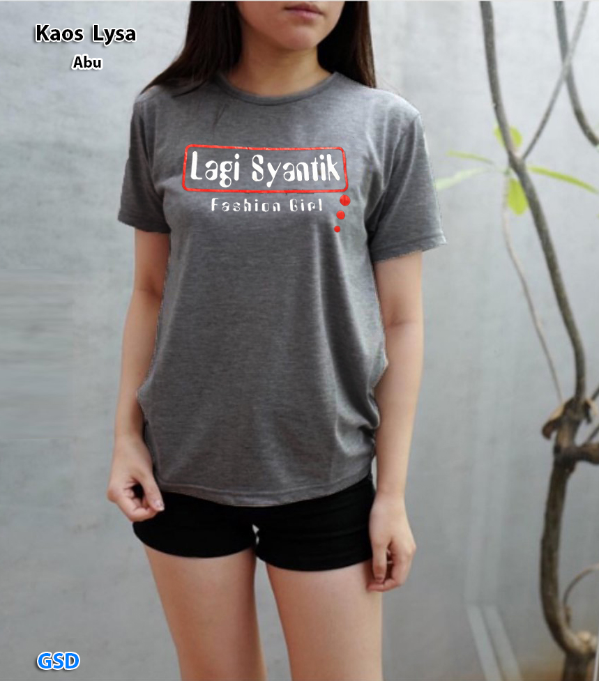 kaos lysa putih