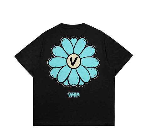 Hi VABA Oversized Blue Flower Tshirt | Kaos Streetwear Unisex Tee