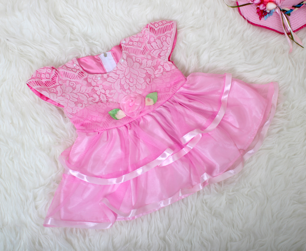 Dress kids dahlia pink