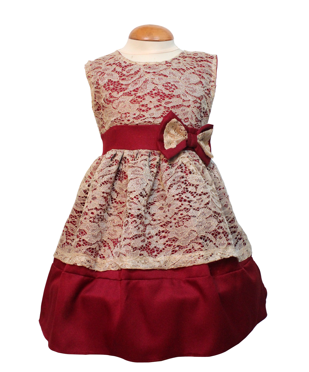 Dress Yara Kids Maroon