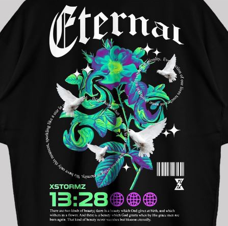 VABA Oversized Eternal Tshirt | Kaos Streetwear Unisex Tee