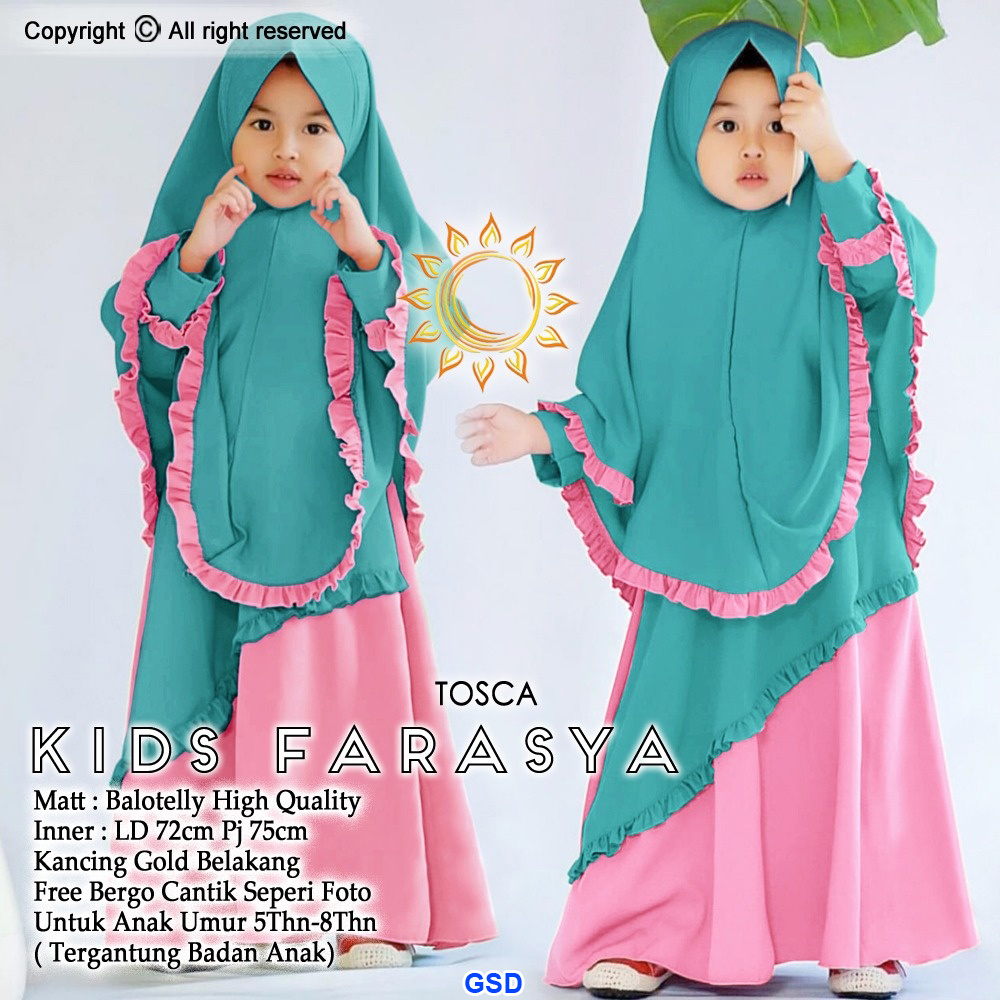 Kids Farasya peach