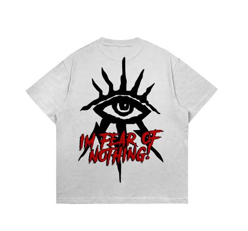 Hi VABA Oversized Fear Eyes Tshirt | Kaos Streetwear Unisex Tee