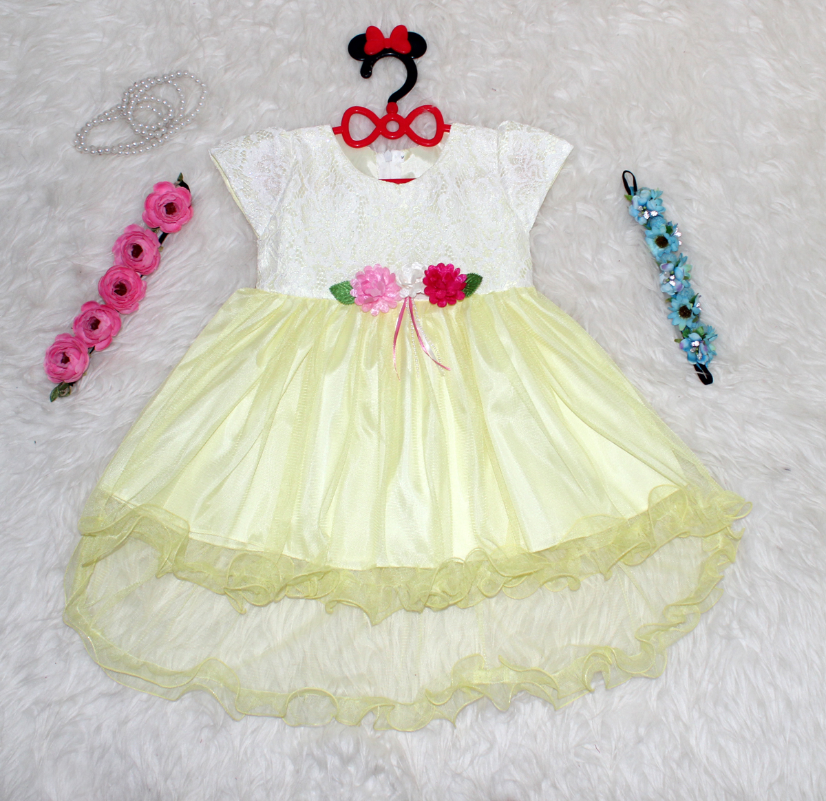 Dress Kids Penguin kuning