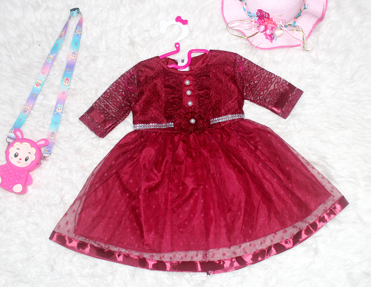 Dress Kids Jen maroon