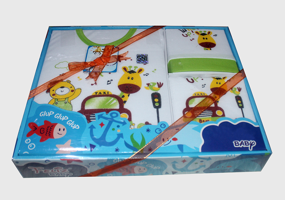 Set bayi 3in1 girafe Hijau