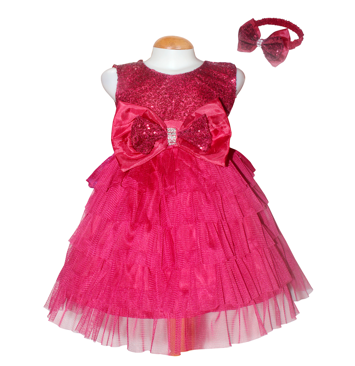 Dress Kids Quisa Maroon