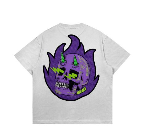 Hi VABA Oversized mini skull Tshirt | Kaos Streetwear Unisex Tee