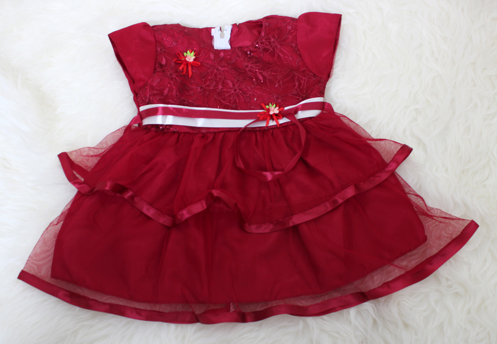 Dress kids lucy maroon