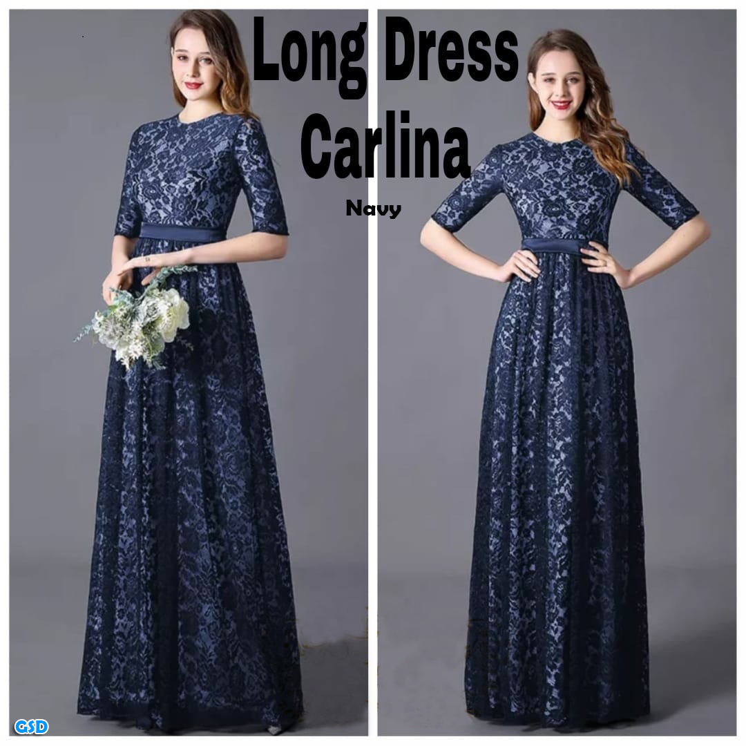 Longdress carlina maroon