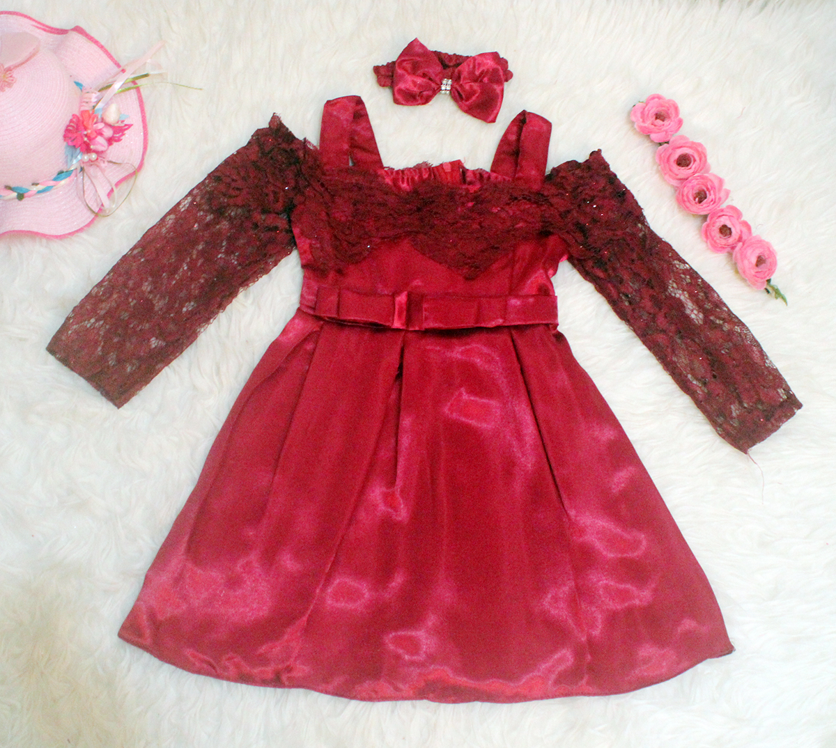 Dress Kids Chaca maroon