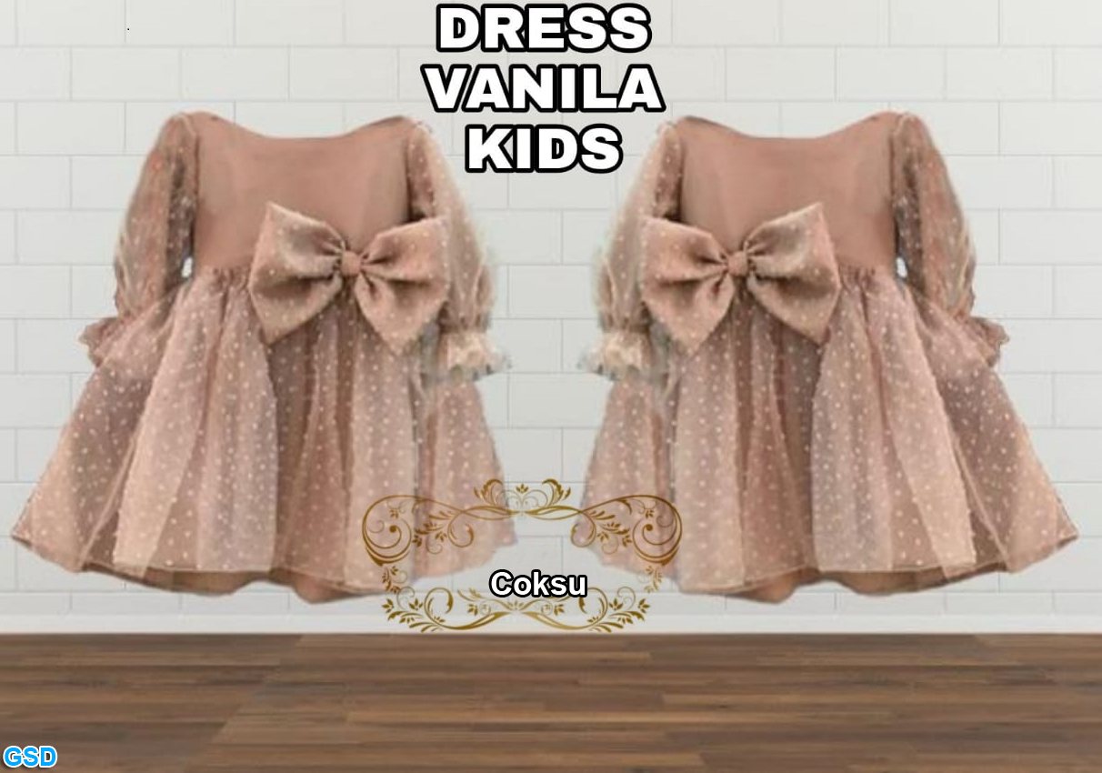 Dress Kids Vanila abu