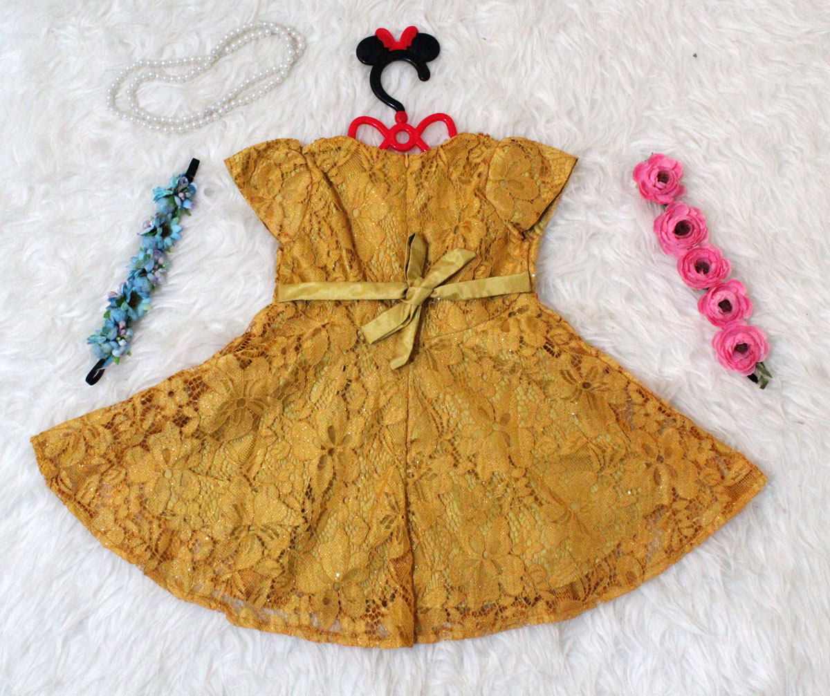 Dress kids duma kuning