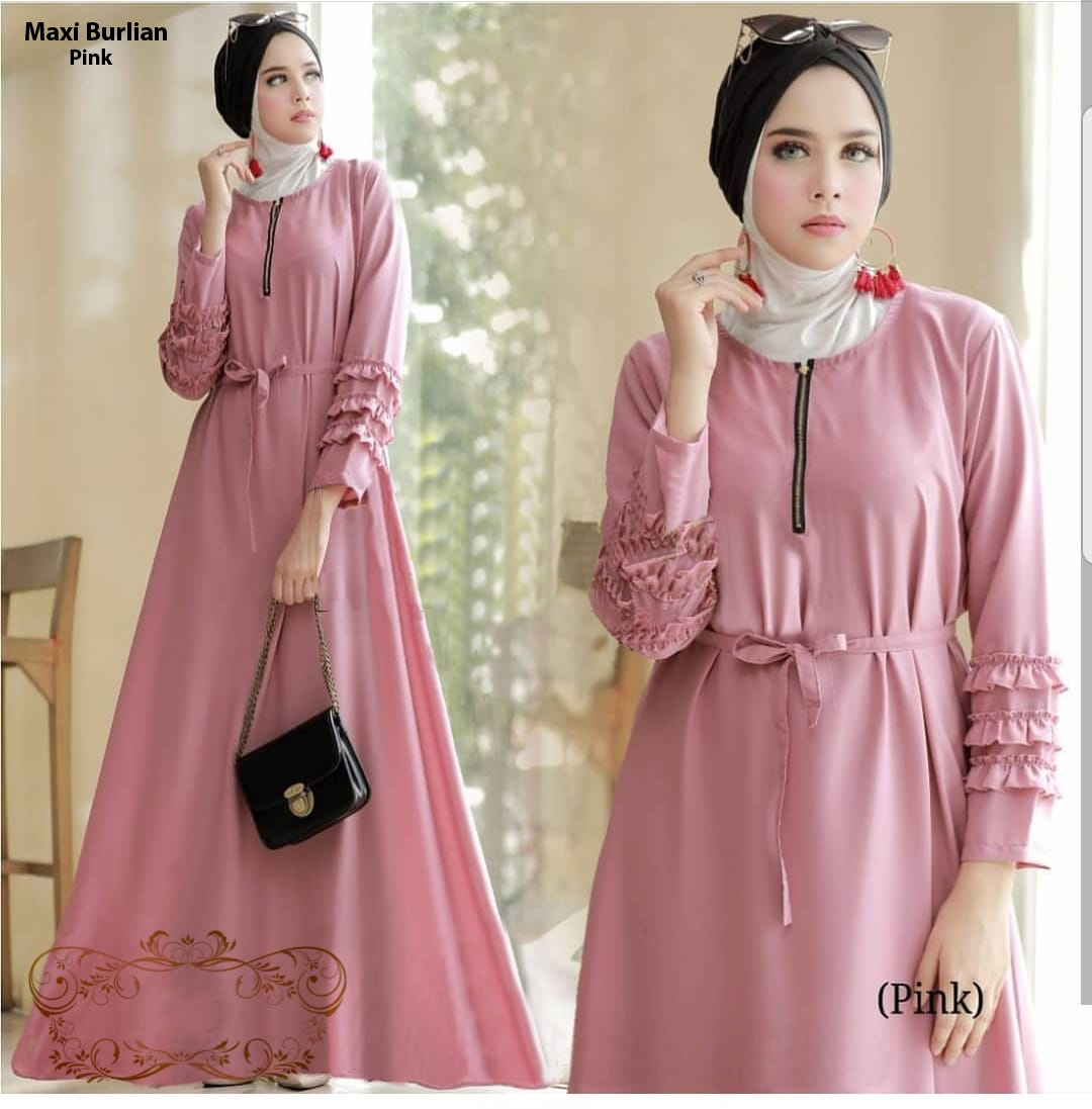 Maxi Burlian maroon