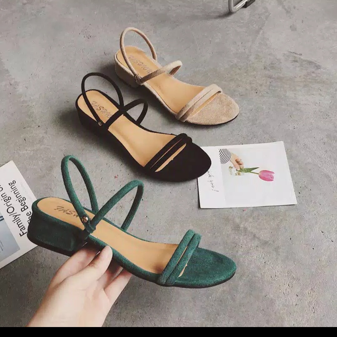 Sandal sepatu  OTP 07 hijau Grosir Tanah Abang  Baju 