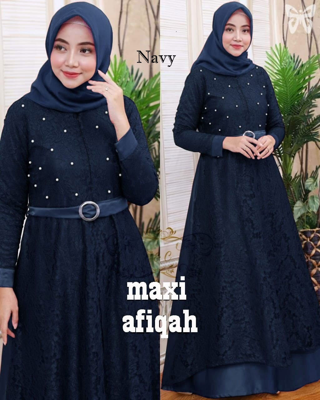 Maxi Afiqah maroon