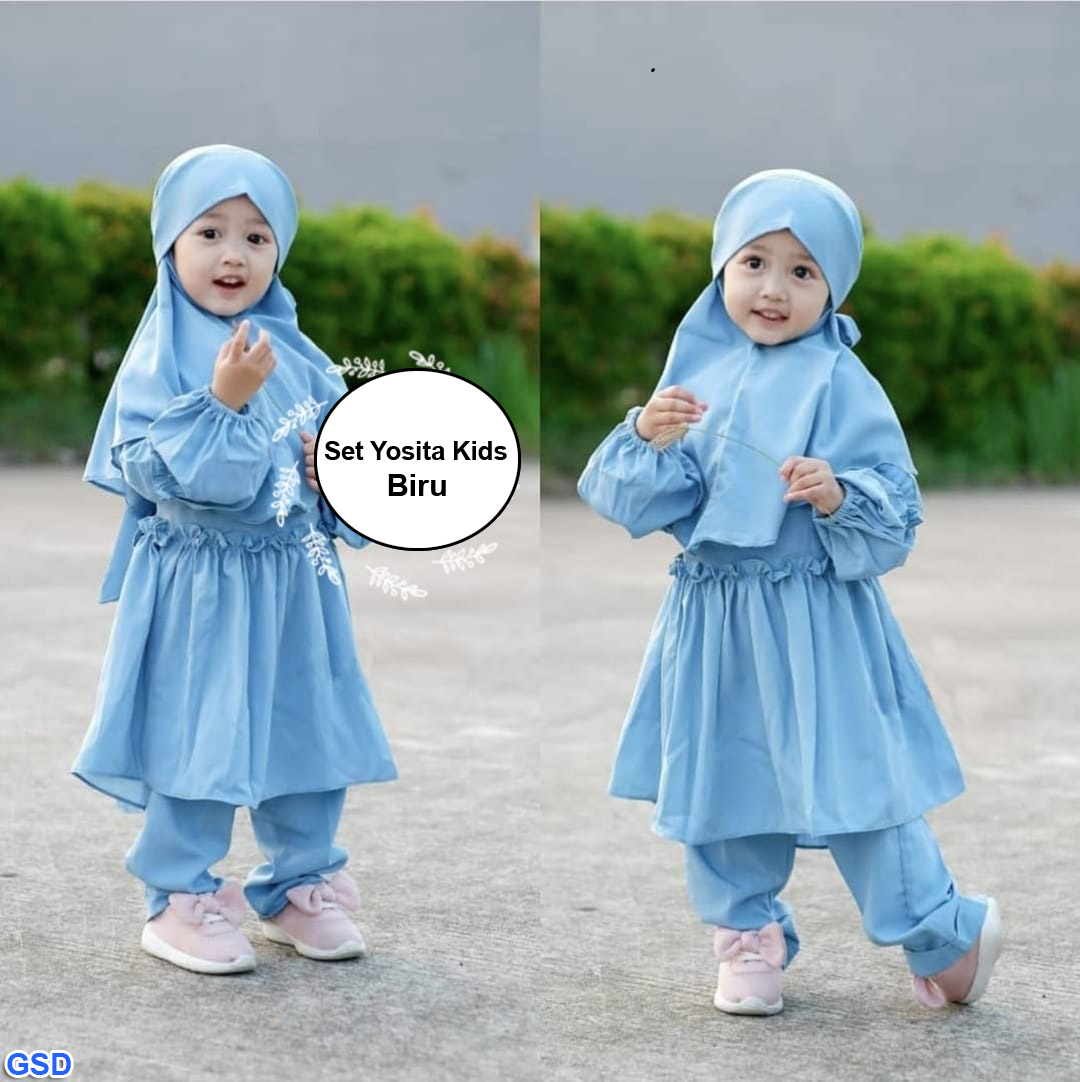 Set yostia kids ungu