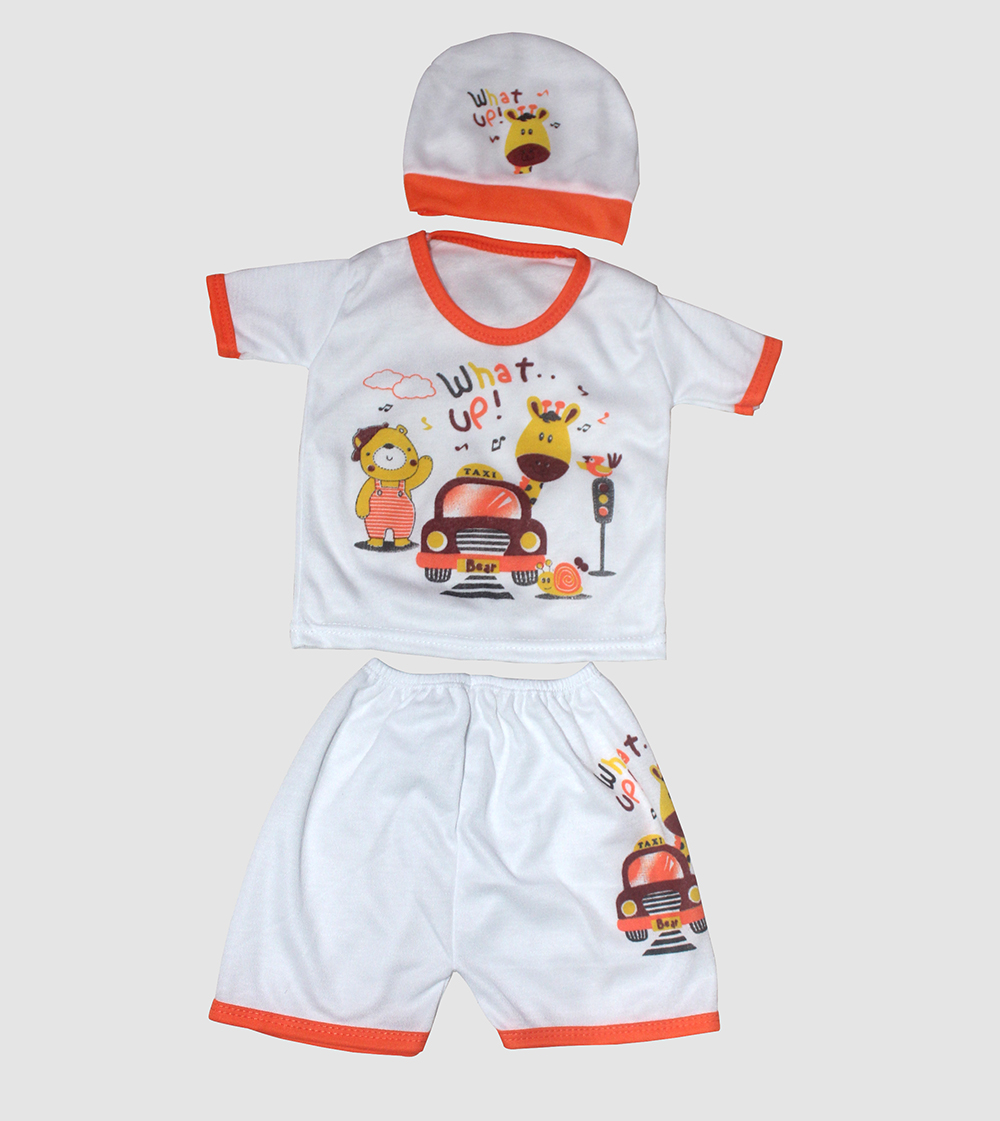 Set bayi 3in1 girafe orange