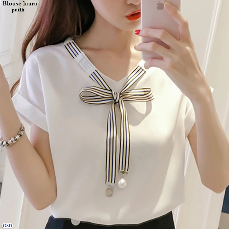 Blouse laura krem