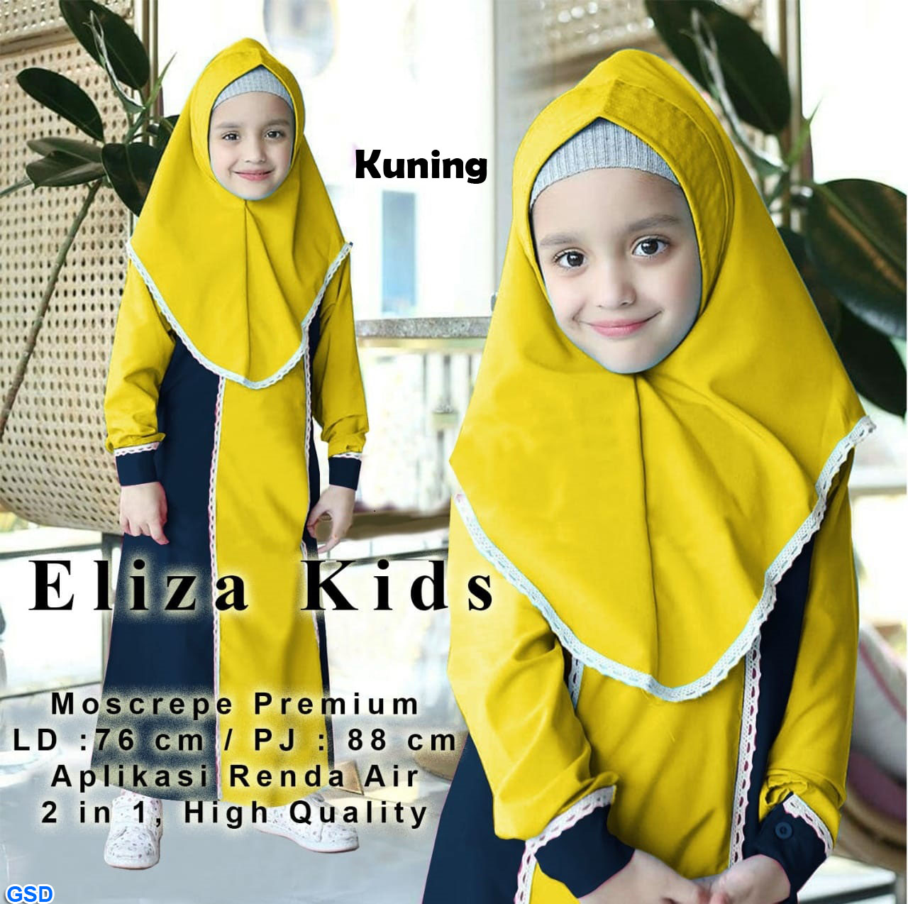 Eliza Syari Kids Navy