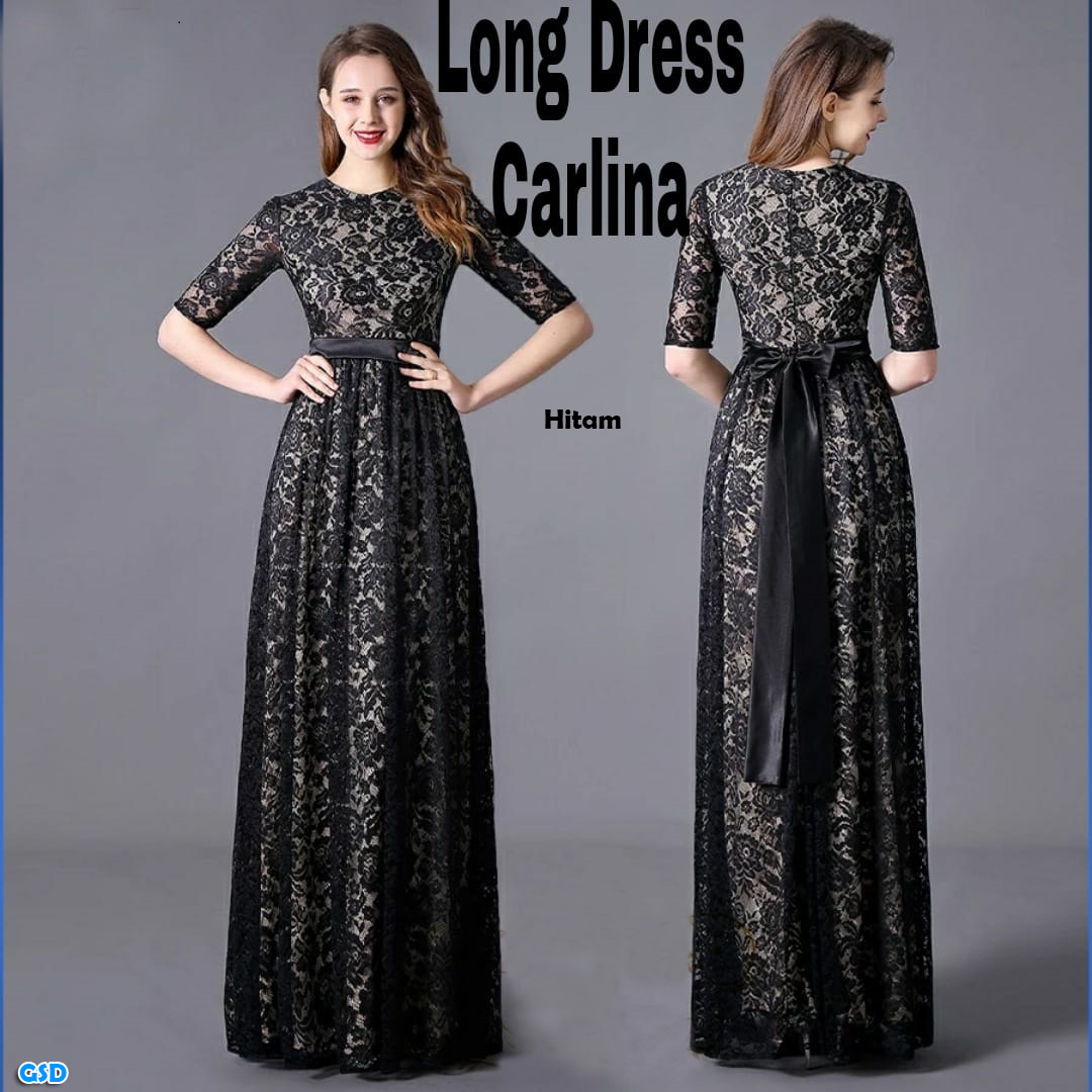 Longdress carlina maroon