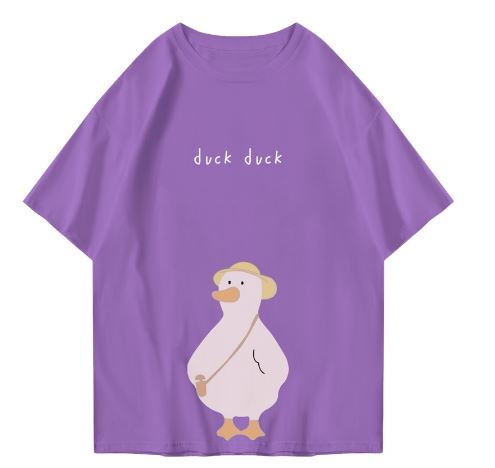 Hi VABA Oversized Duck Duck Tshirt | Kaos Streetwear Unisex Tee