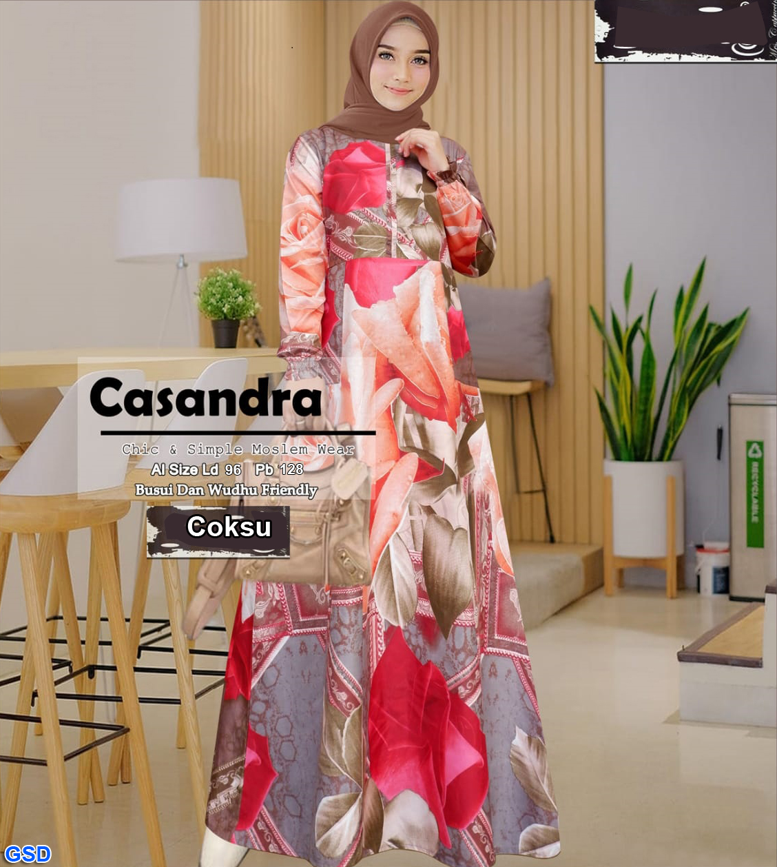 Gamis casandra red