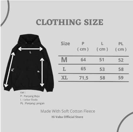 Hi VABA Hoodie Sizzle || Hoodie Pria dan Wanita Unisex | Hoodie Sablon M-XL